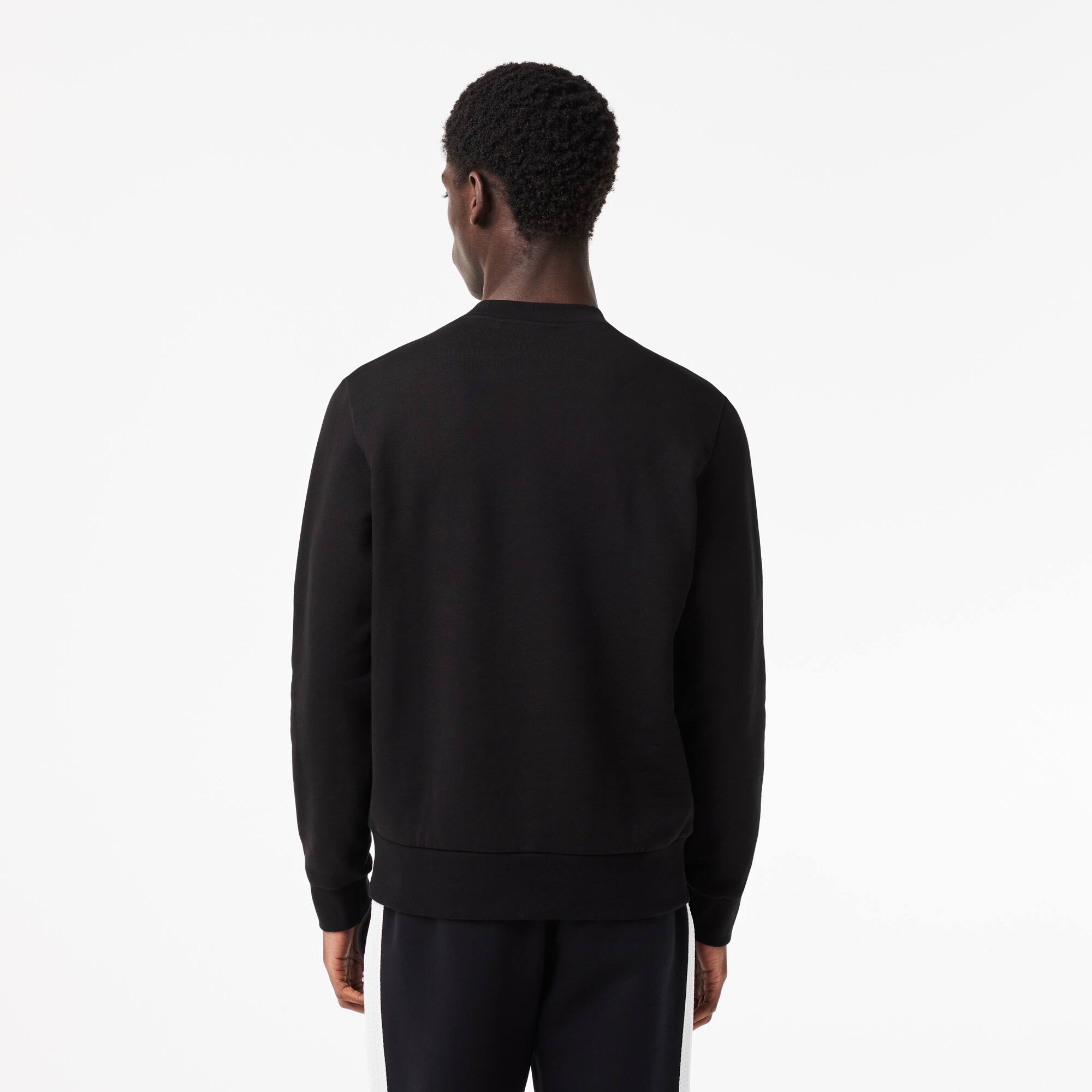 Jogging-Sweatshirt aus aufgerautem Fleece Sweatshirts - Schwarz - Lacoste - Herren