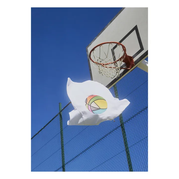 Molo T-Shirt Rodney Peace Basket Coton Bio | Blanc