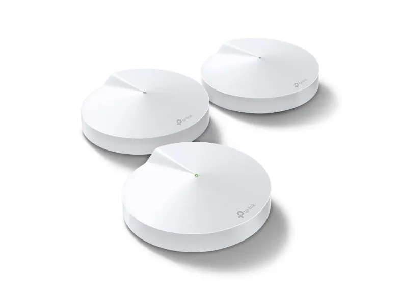 TP-Link Deco M9 Plus - Wi-Fi-system (3 routere) - op til 6750 sq.ft - mesh - GigE - 802.11a/b/g/n/ac, Bluetooth 4.2, ZigBee Home Automation 1.2 - Tri-Band