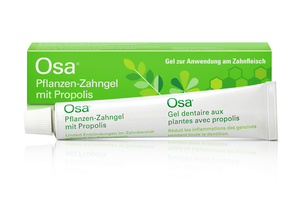 OSA Pflanzen Zahngel<br>25 g, Tube, Gel zur Anwendung in der Mundhöhle, mit Propolis