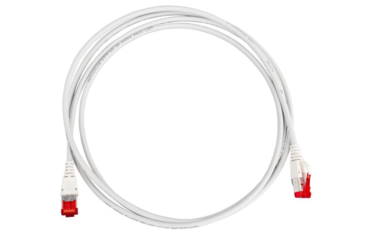 Patchkabel thinLine Cat 6A, U/FTP, 5 m, GrauThin-Line Rangierkabel RJ45/s zu RJ45/s mit LSZH Mantel