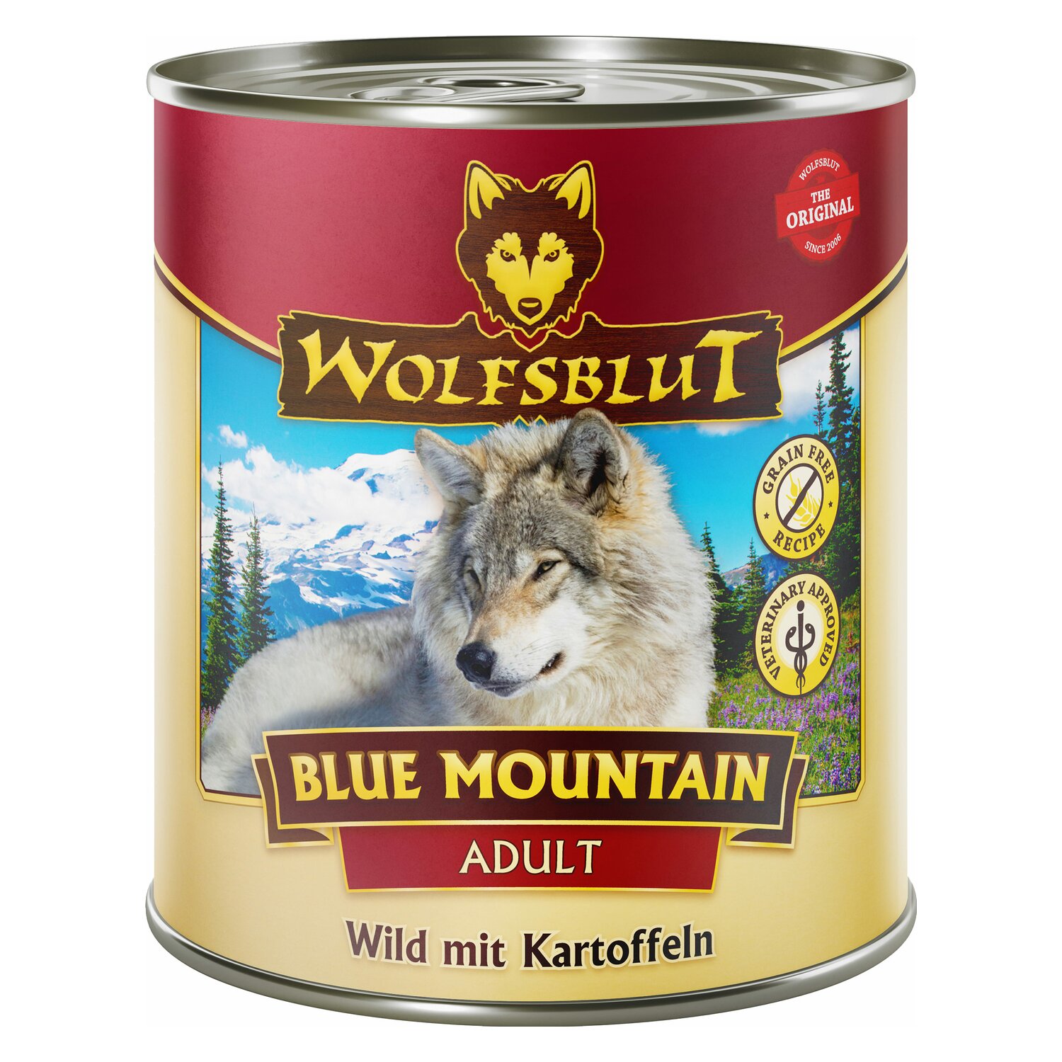 WOLFSBLUT Nassfutter Adult Blue Mountain - Wild & Kartoffel