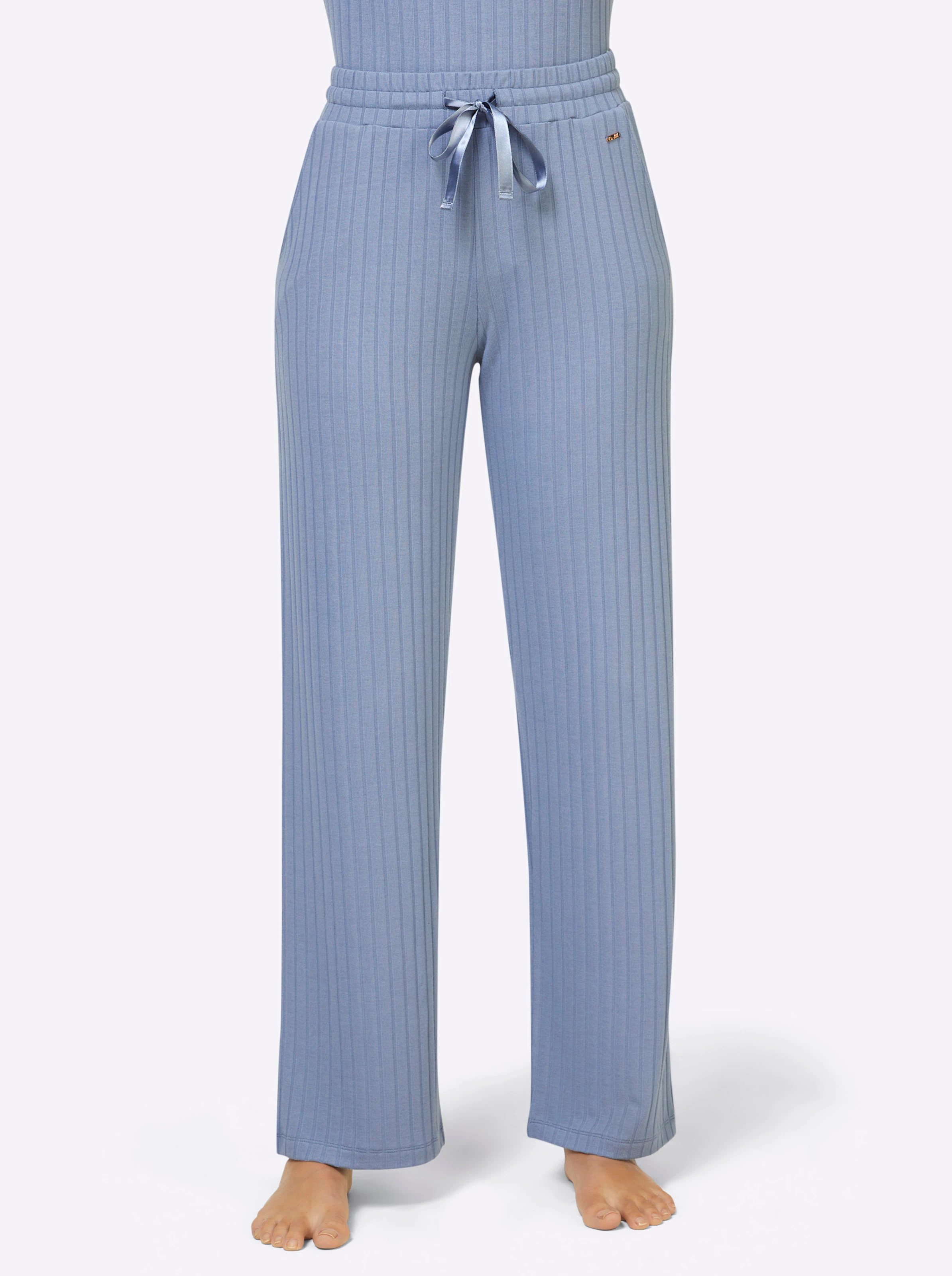 feel good Hose in taubenblau