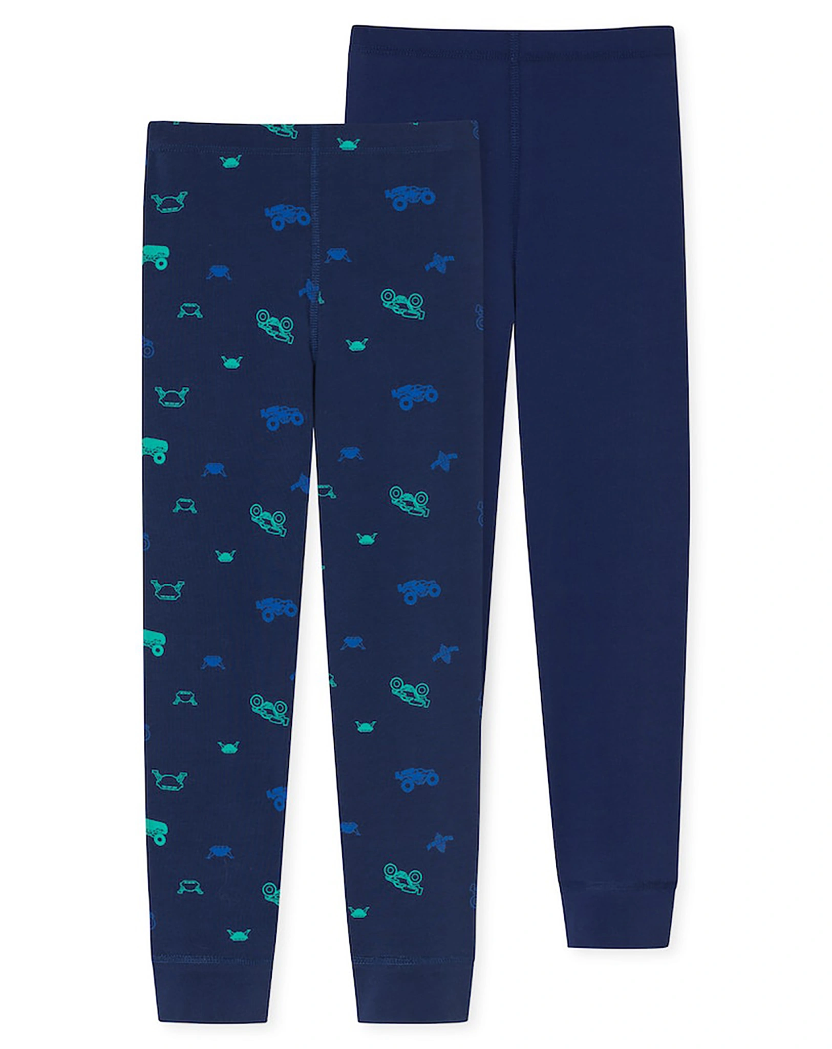 Unterhose WELTALL lang 2er Pack in blau