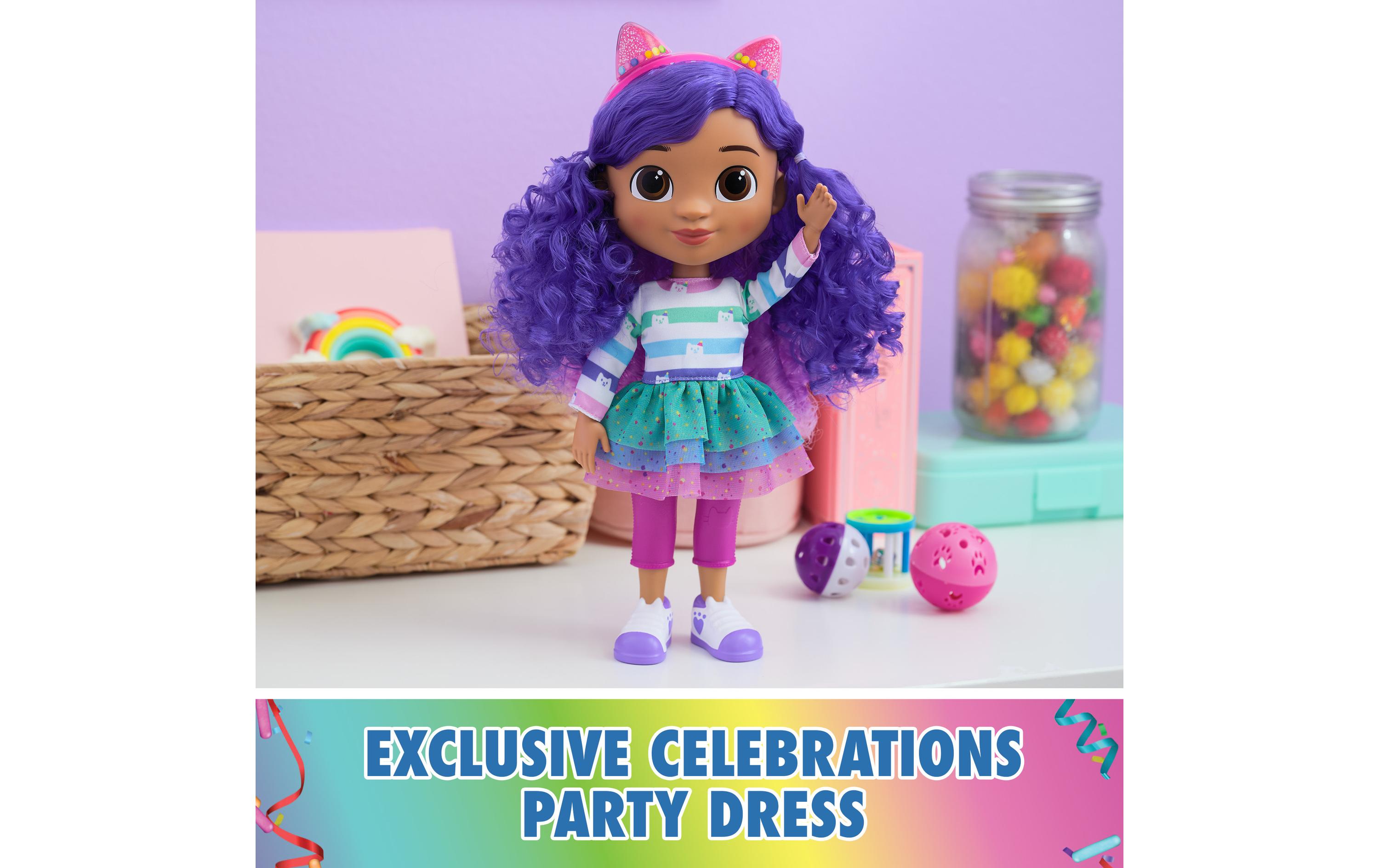Gabby's Dollhouse Gabby Funktionspuppe CelebrationSing und Celebrate Gabby Girl