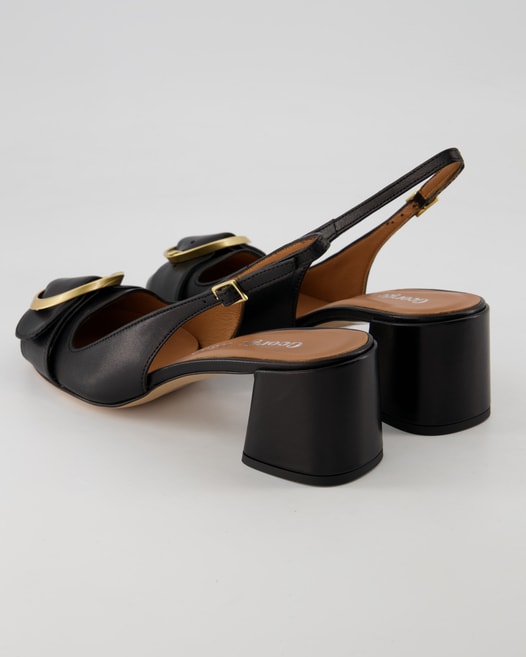George Watts Pumps Slingpumps in Schwarz