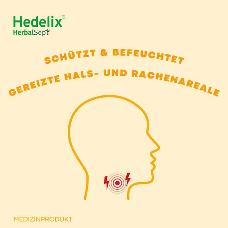 Hedelix Herbalsept Hals Lutscher Kids, 6 St