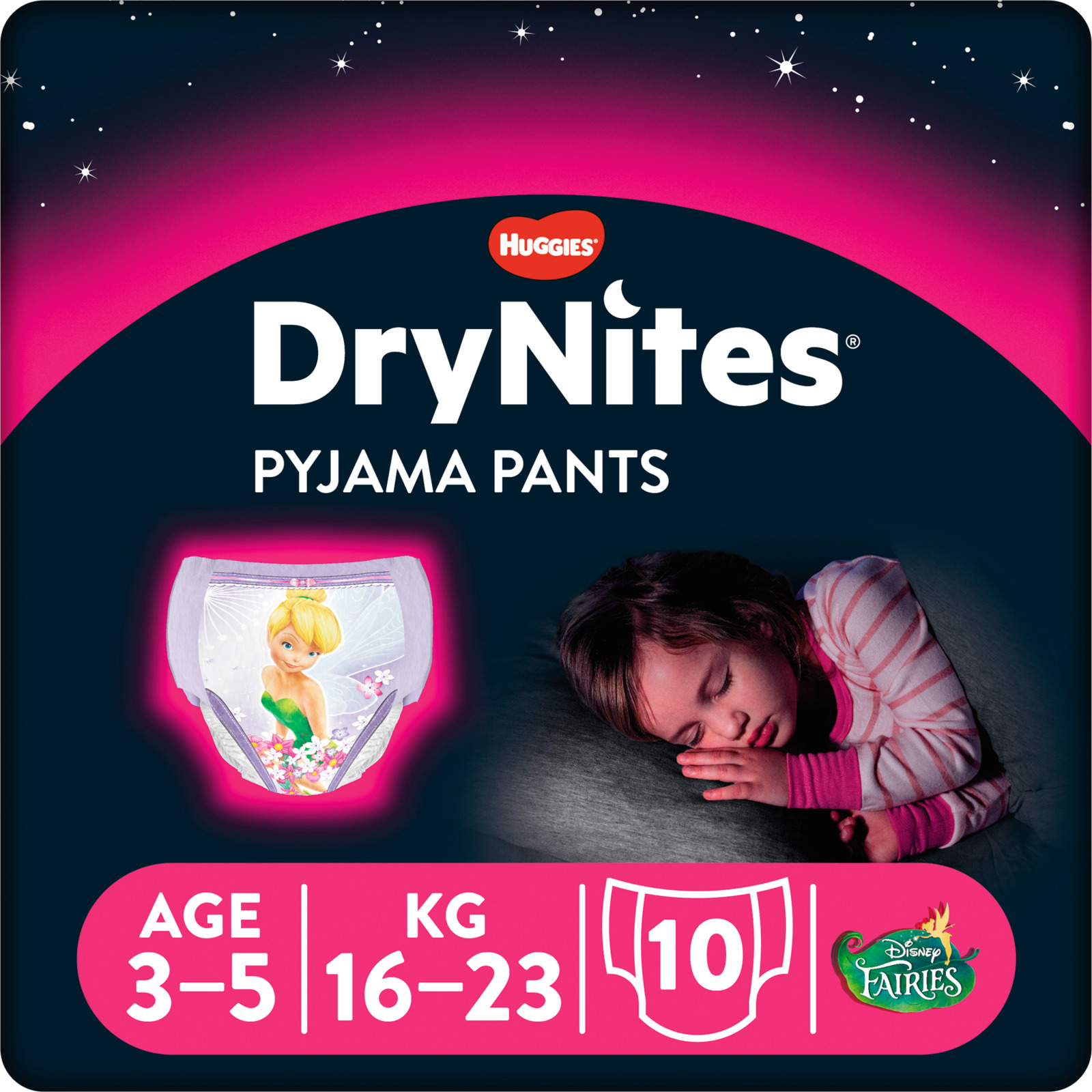 Huggies DryNites Pyjama-Nachthöschen Gr. 3-5, 10 Stück