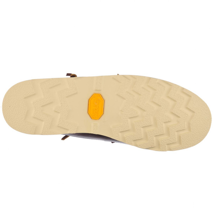 SENECA BROWN GREEN PINE-Mocassin bicolore en cuir pour homme