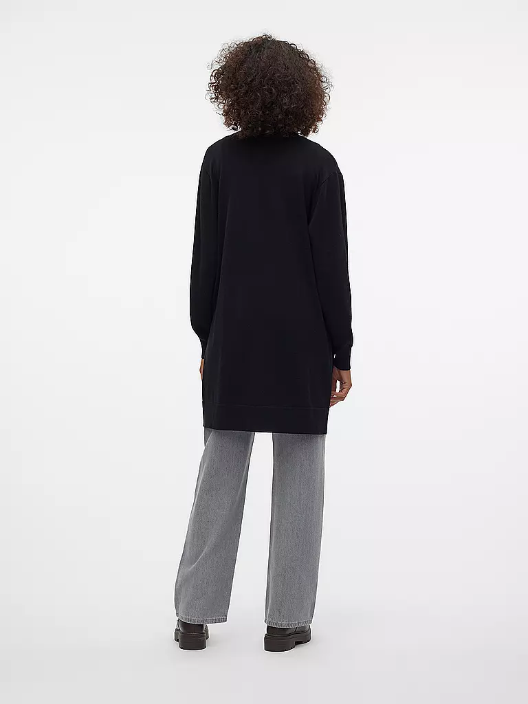 VERO MODA Strickjacke VMSILJE schwarz