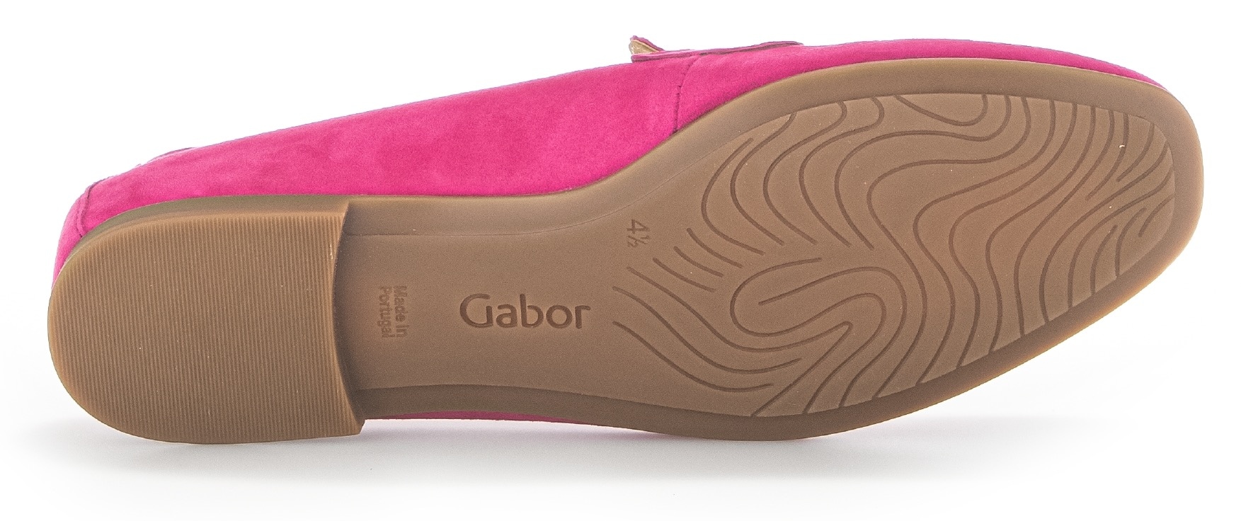 Gabor Loafer  Slipper, Business Schuh mit Zierriegel und Blockabsatz