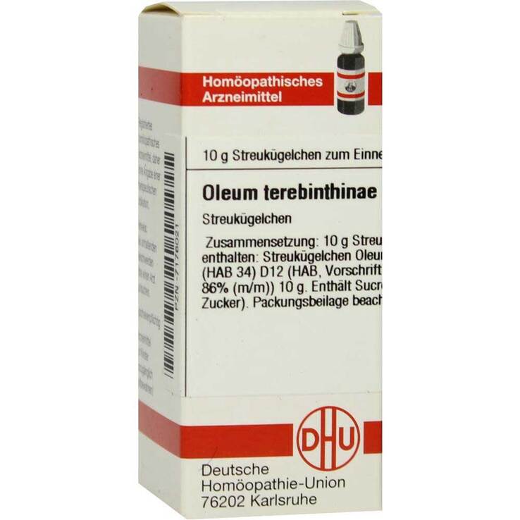 DHU Oleum Terebinthinae D 12 Globuli, 10 g