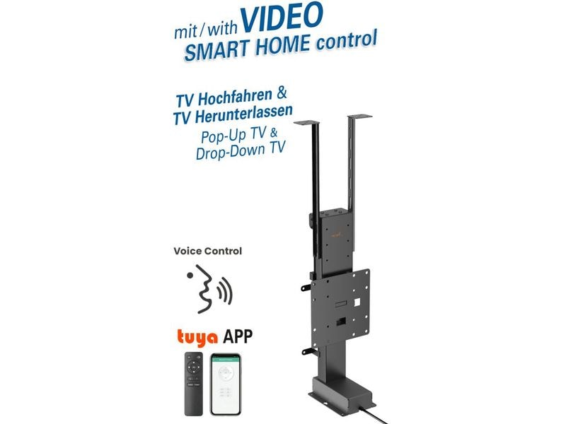 My Wall TV-Lift HP 66 L max. 45 kg TV-Einbaulift für 17-32 Zoll Fernseher zum Rauffahren oder Runterlassen