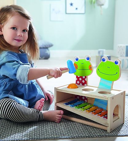 HABA Hammerspiele/Xylophon - Frösche - Natur/Bunt