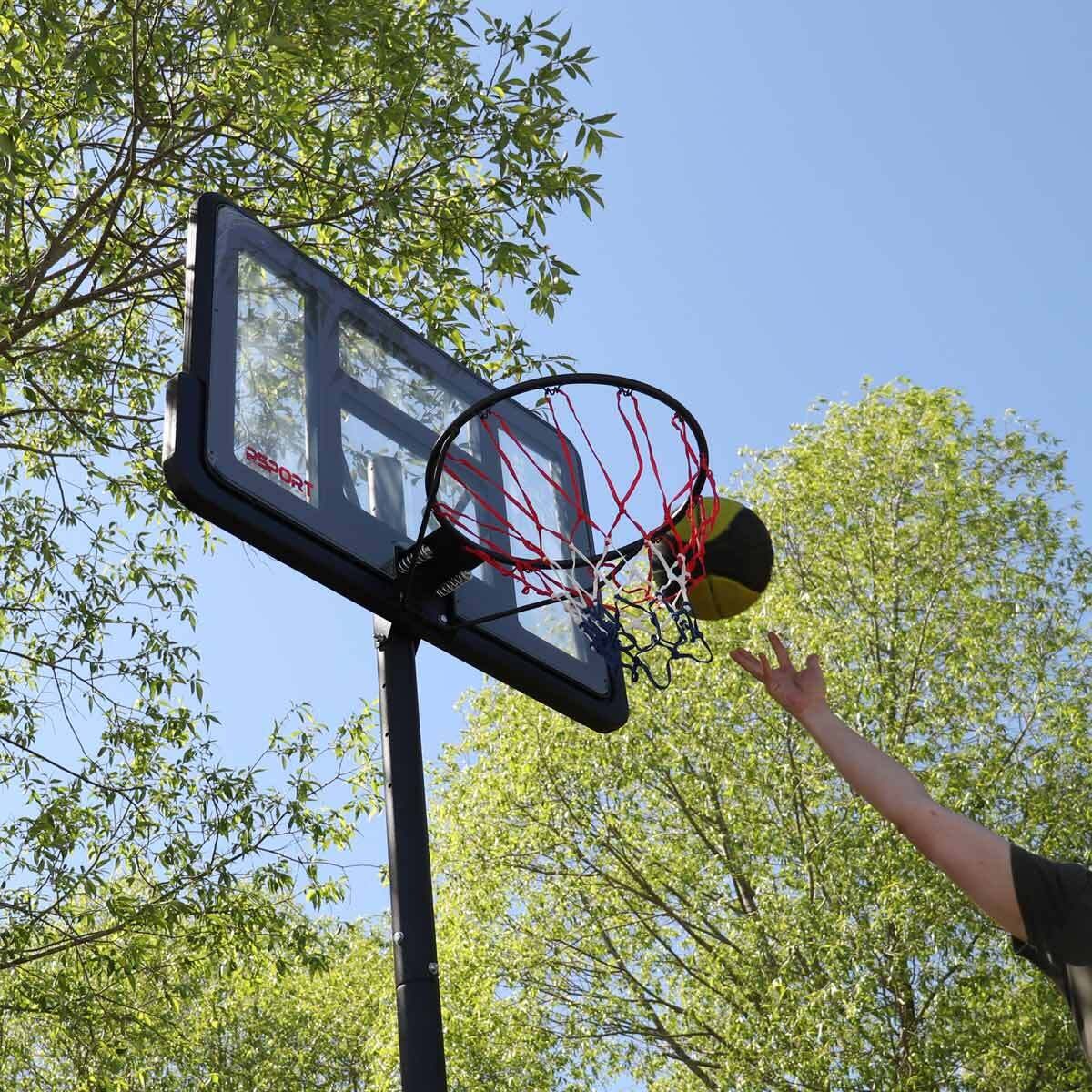 Prosport Basketballkurv med Stativ 1,5-3,05m