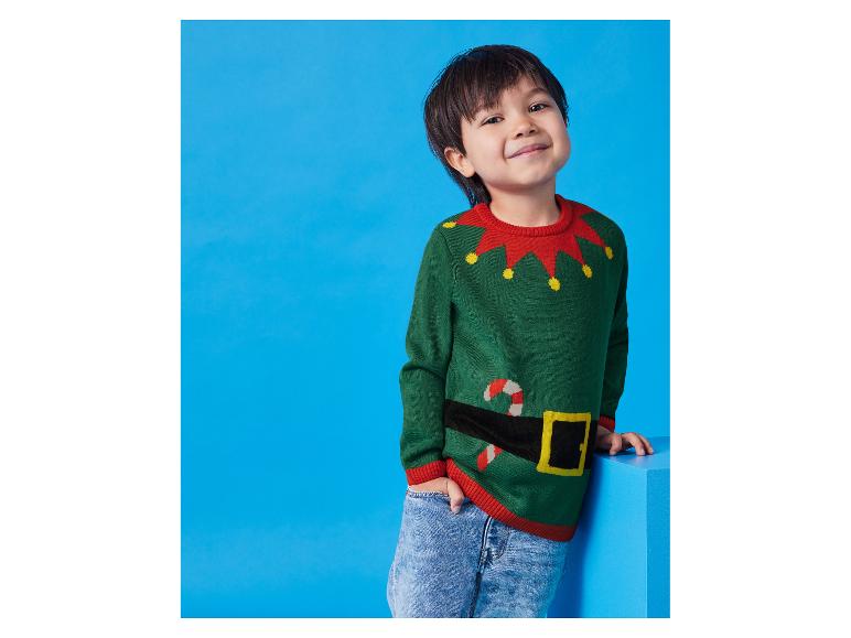 Kinder kersttrui met lampjes