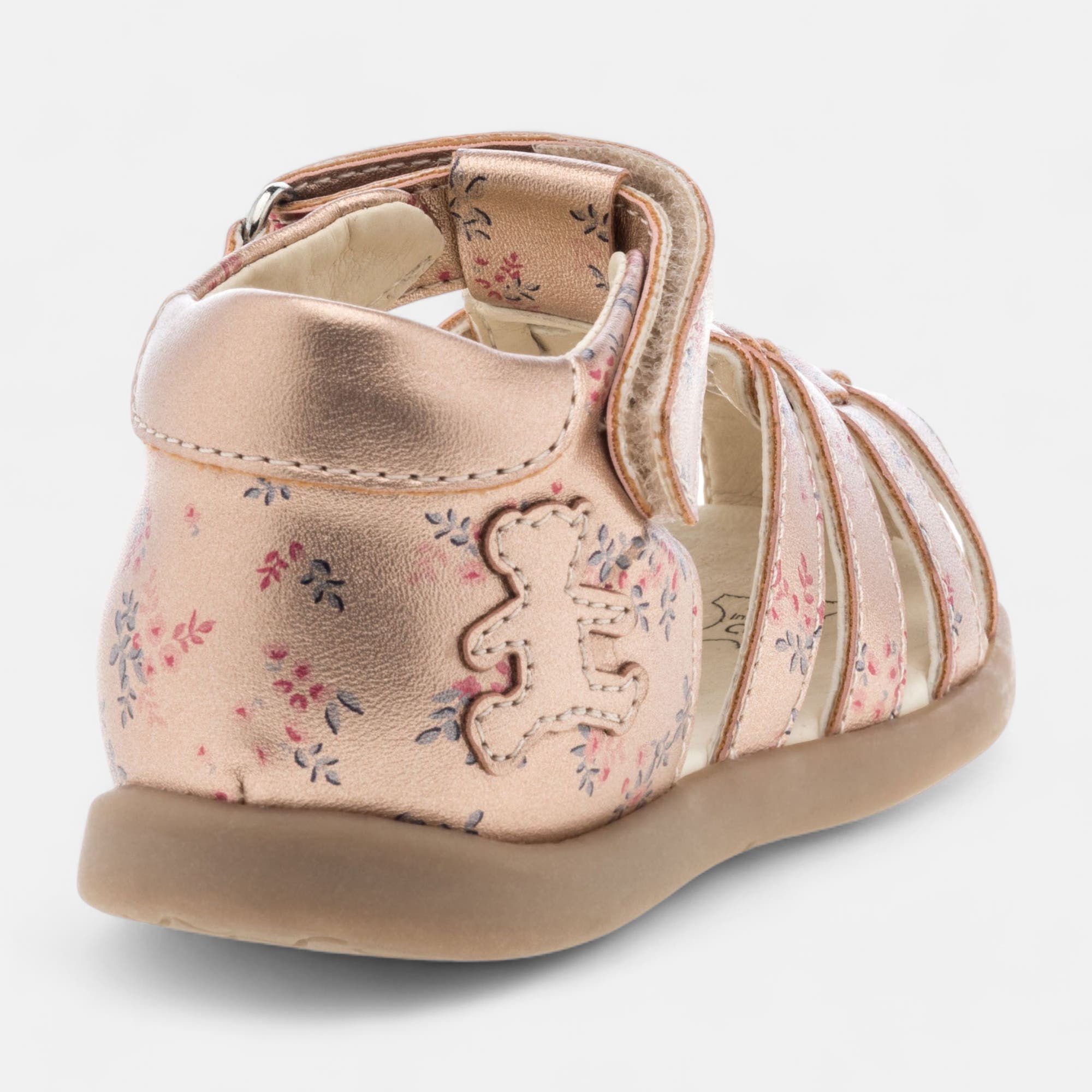Nu-pieds Bébé fille or