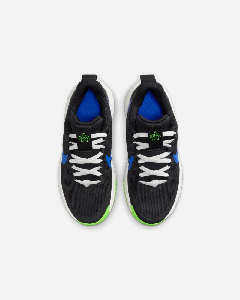 Chaussures de running Nike Star Runner 4 Noir & Bleu pour enfant