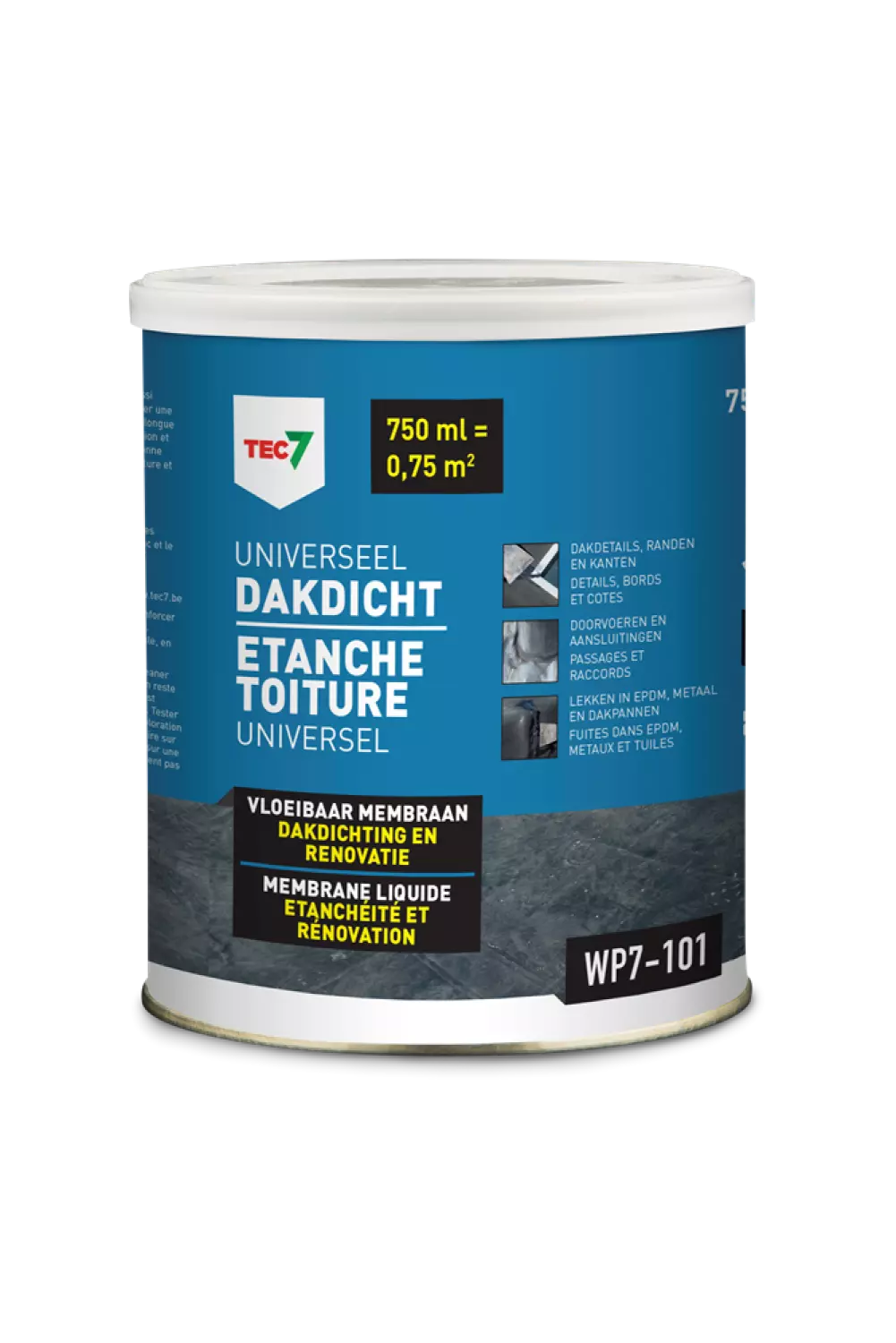 TEC7 602460000 WP7-101 Universeel Dakdicht - 750ml