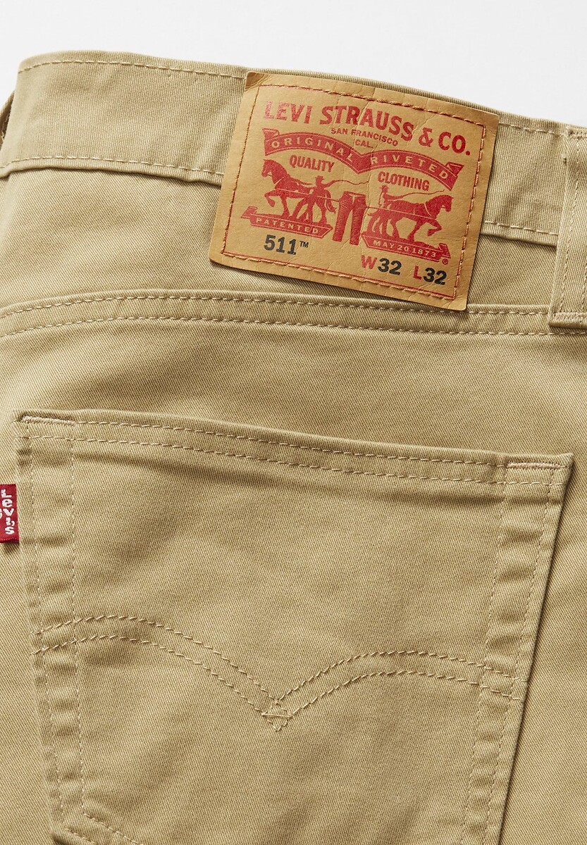 Calças Levi's Slim em tecido 511