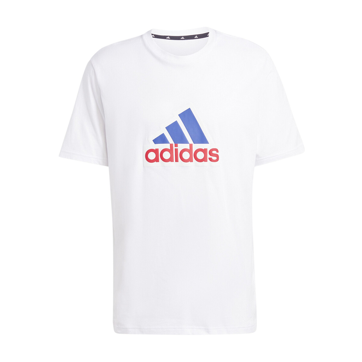 ADIDAS ROUPAS ESPORTIVAS<br>Camiseta de manga curta com logotipo em relevo