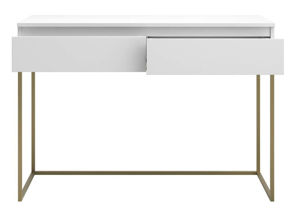 NADUVI Collection Kate Bureau - Wit - Goud