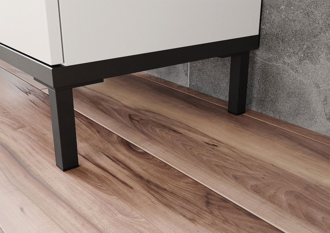 Unterschrank YONKERS 34 x 123 cm Kaschmir/ Nussbaum