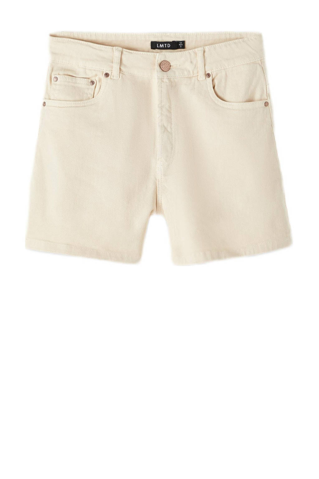 LMTD mom short NLFCOLIZZA beige