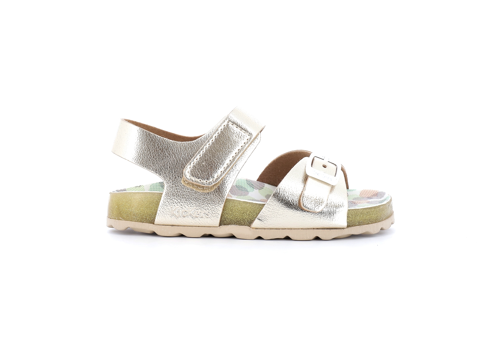 Kickers-SUNKRO Cuir Or
