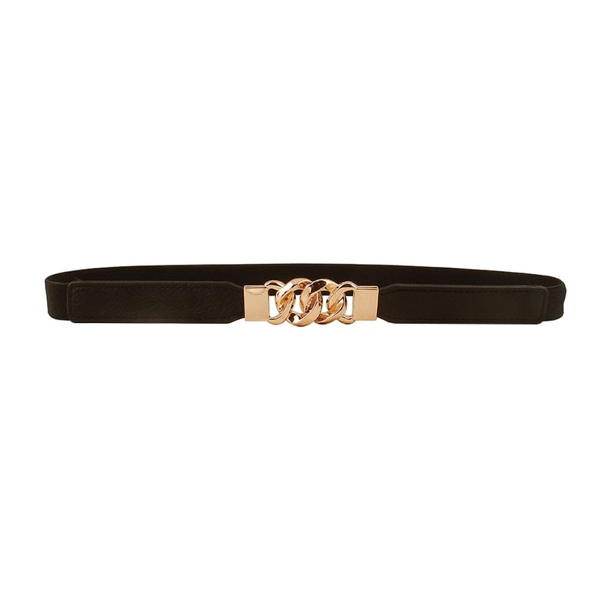 Bolgivy - Dikke elastische riem met ketting