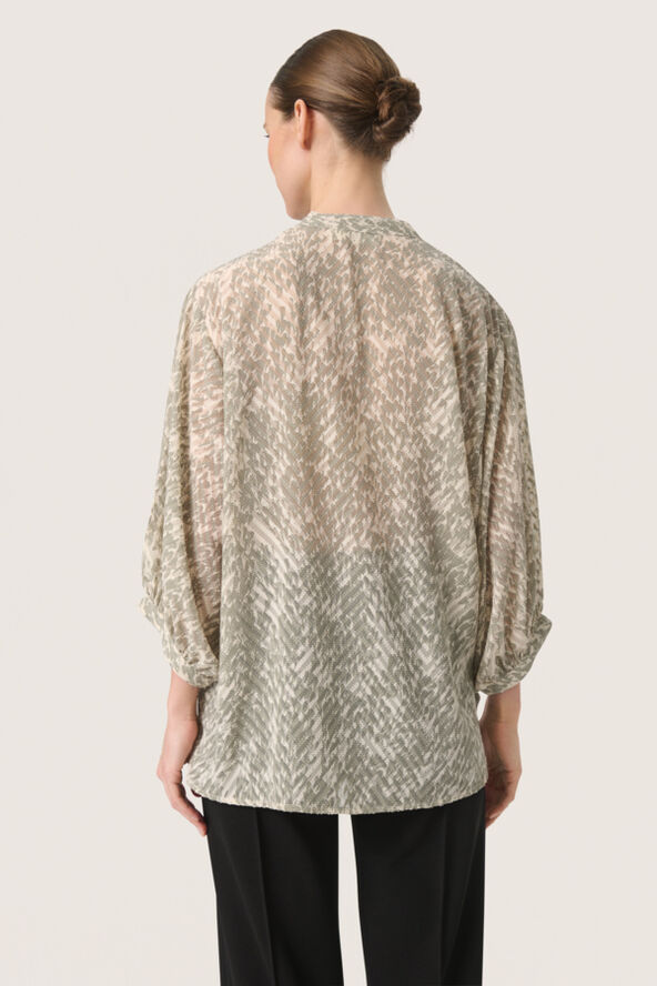 Soaked in Luxury SLOsaka Amily Blouse Shadow drop print