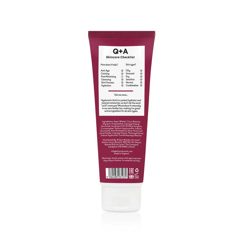 Q+A Hyaluronic Acid Cleansing Gel125 ml