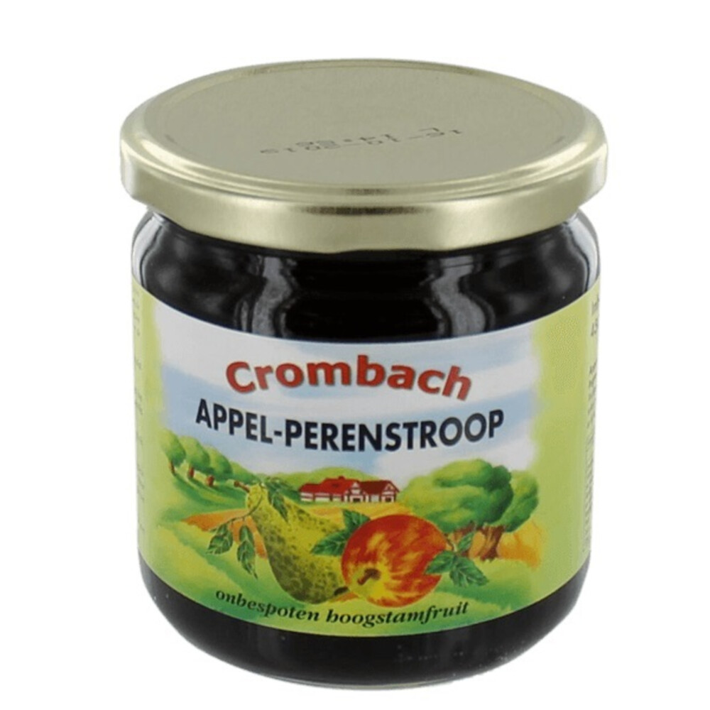3x Crombach Appel Perenstroop 450 gr