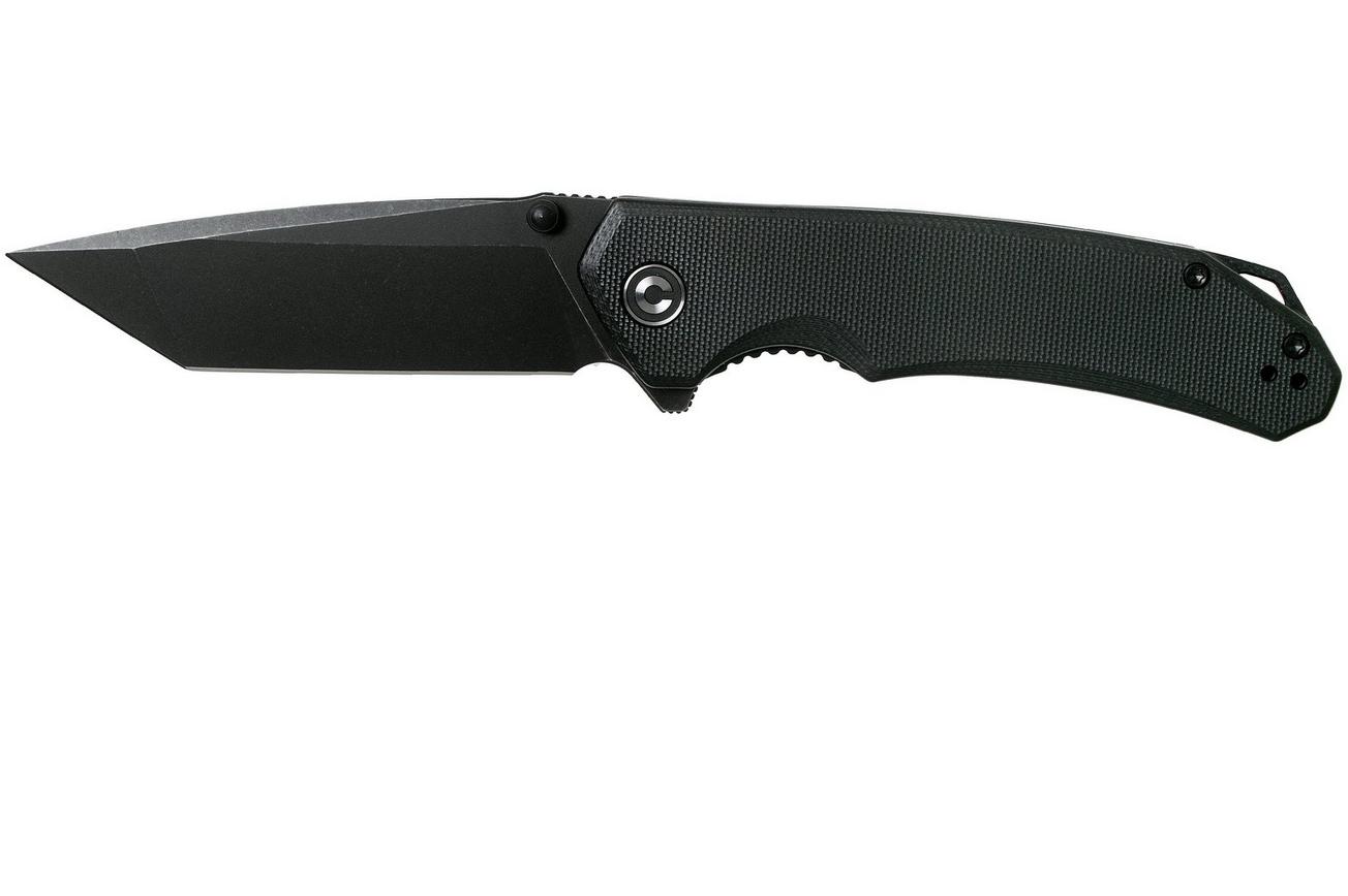 Civivi Brazen C2023C Tanto Black, Blackwashed zakmes