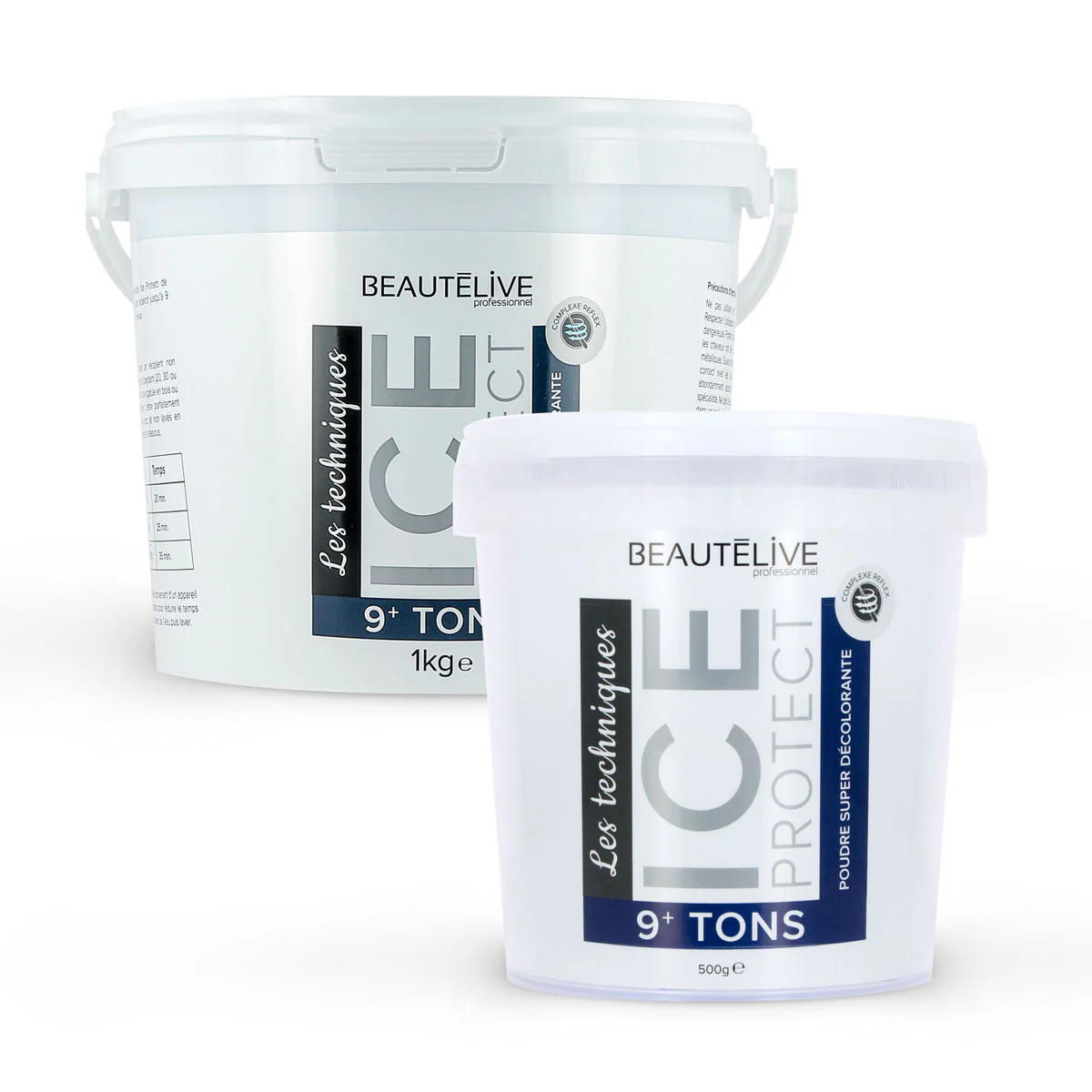 Poudre super décolorante avec système protecteur Ice Protect Les techn