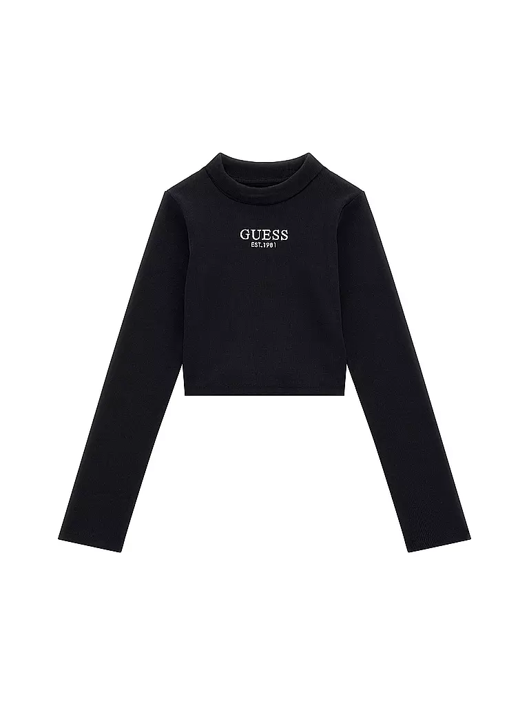 GUESS Mädchen Langarmshirt schwarz