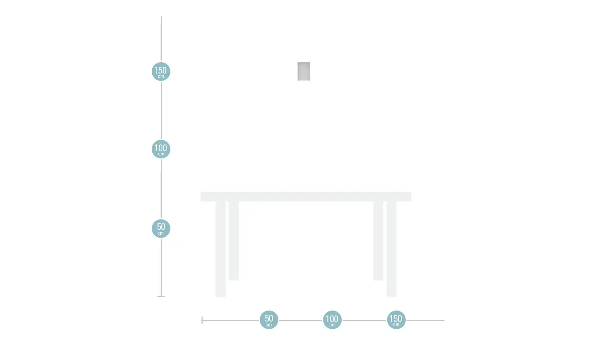 Meisterleuchten LED-Wandleuchte, 2-flammig Nickel matt