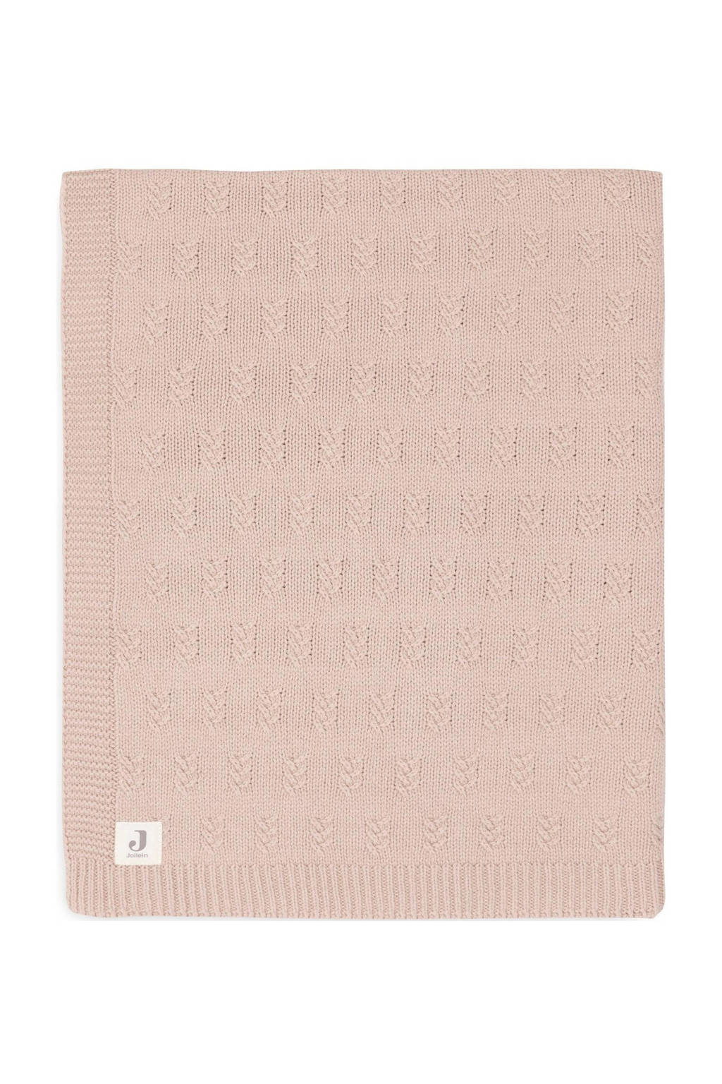 baby ledikantdeken 100x150cm Grain Knit - Wild Rose
