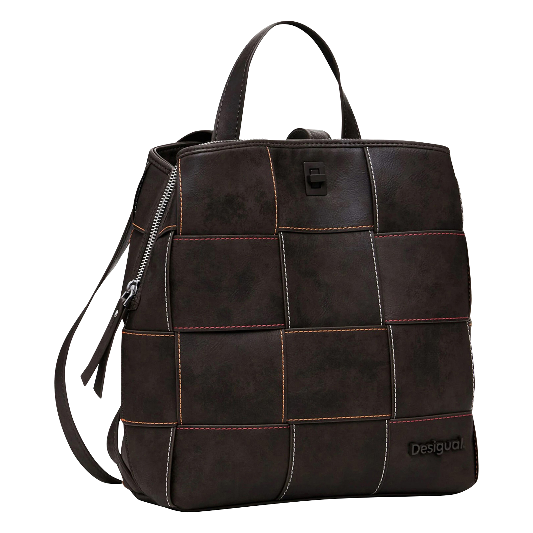 Sac à dos effet cuir | Marron