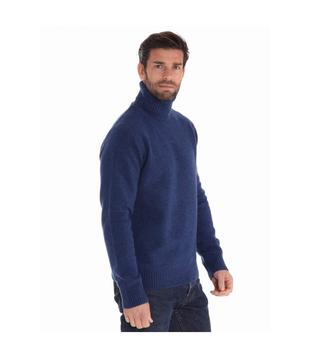 Pull col roulé chaud et doux
