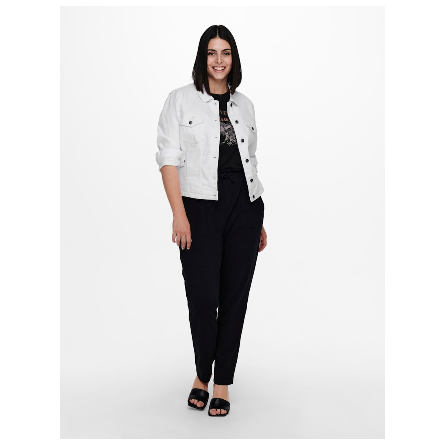 Carmakoma CARWESPA LS JACKET WHITE DNM N