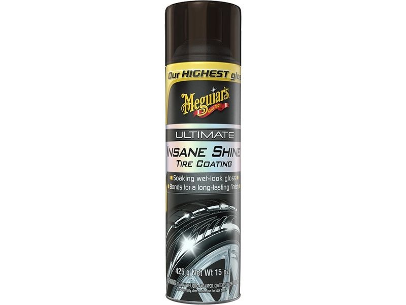 Meguiar's Pneureiniger Ultimate Tyre Shine 425 g Pneu-Schwärzer für einen glänzenden Nasslook