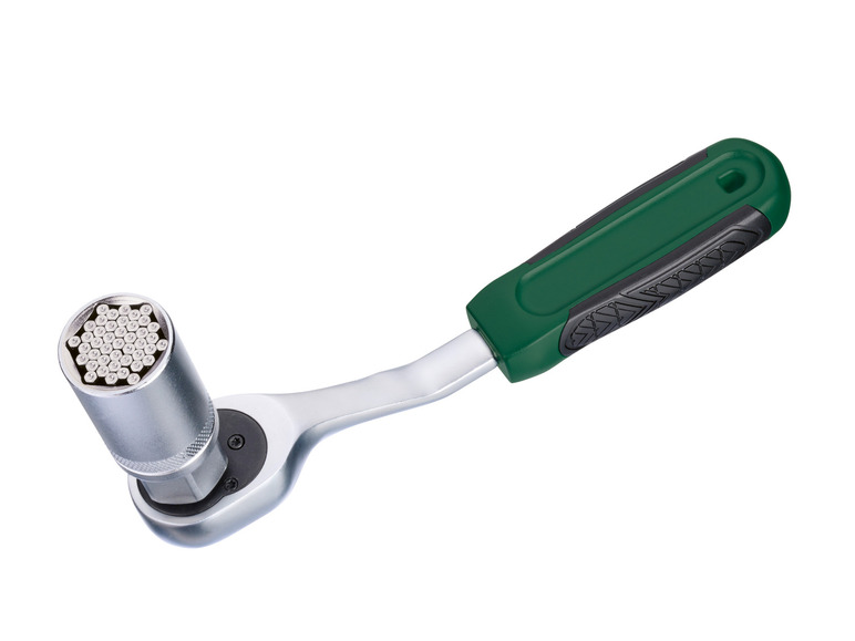 Ratelset met universele dopsleutel of universele spansleutelset