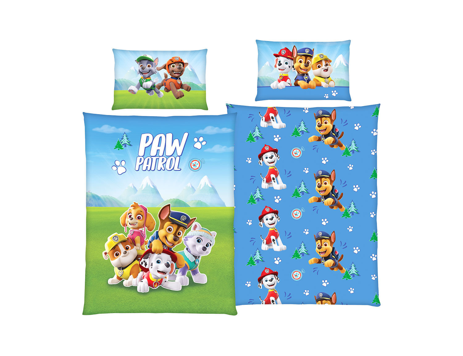 Bettwäsche mit den Helden von Paw Patrol