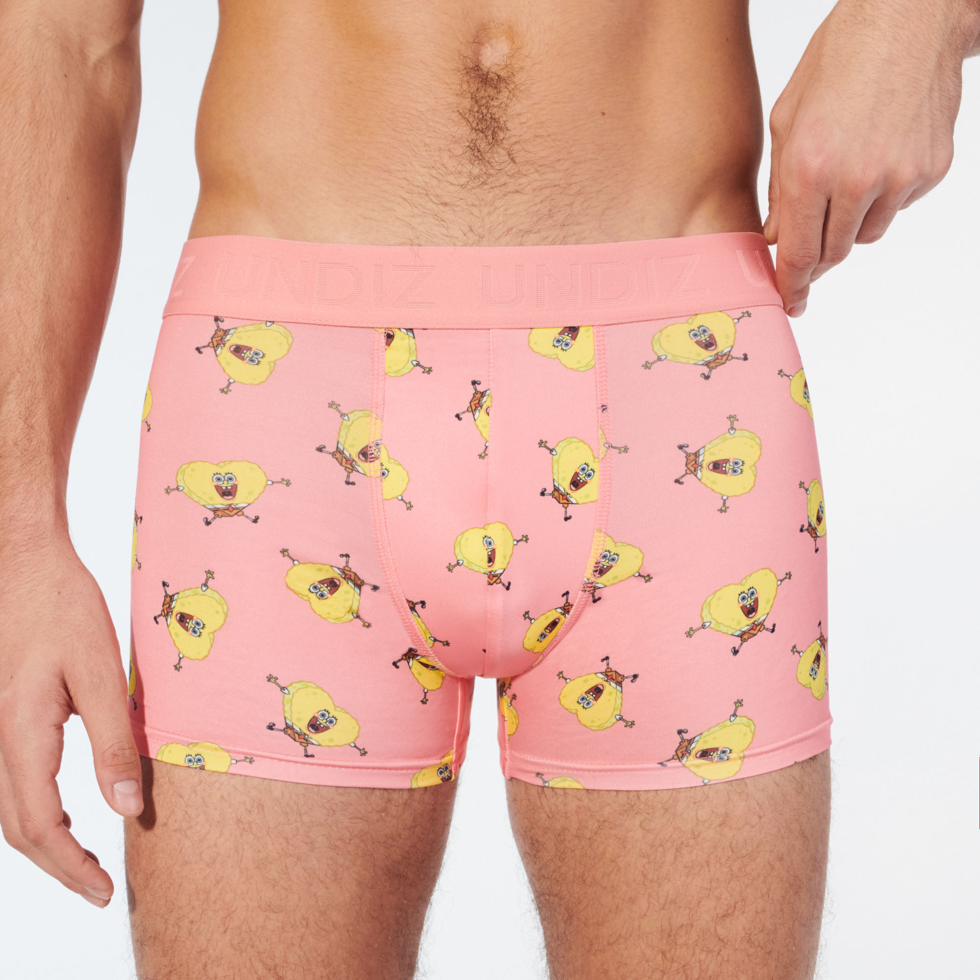 Boxer à motifs Bob l'Eponge en microfibre