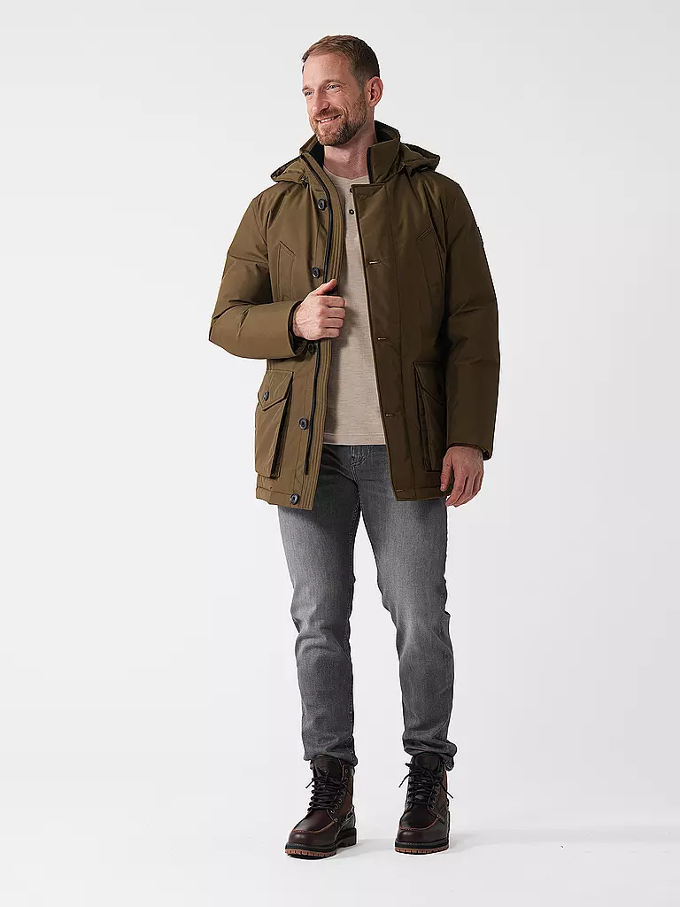 BOSS Parka OSIASS olive