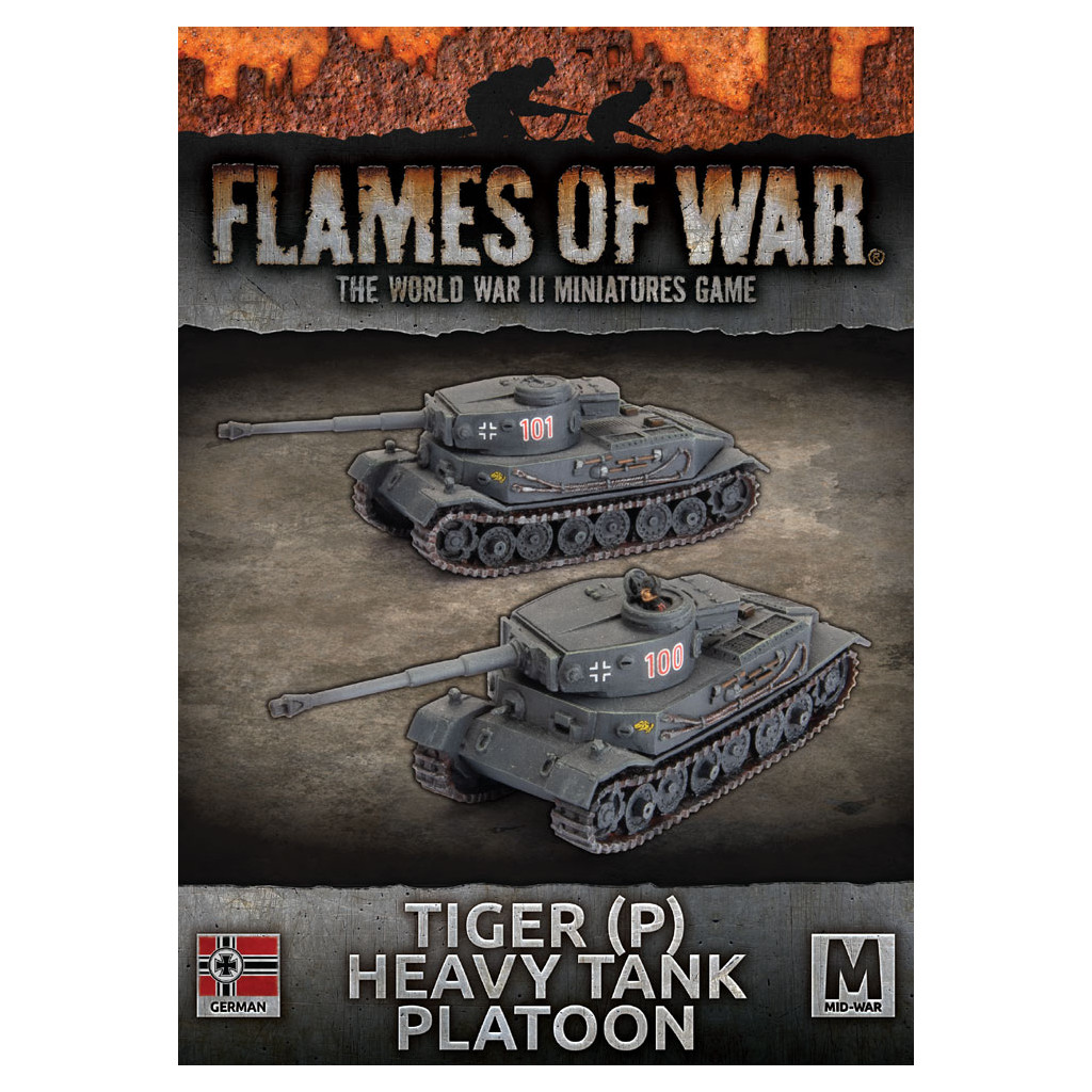Flames of War - Tiger (P) Heavy Tank Platoon