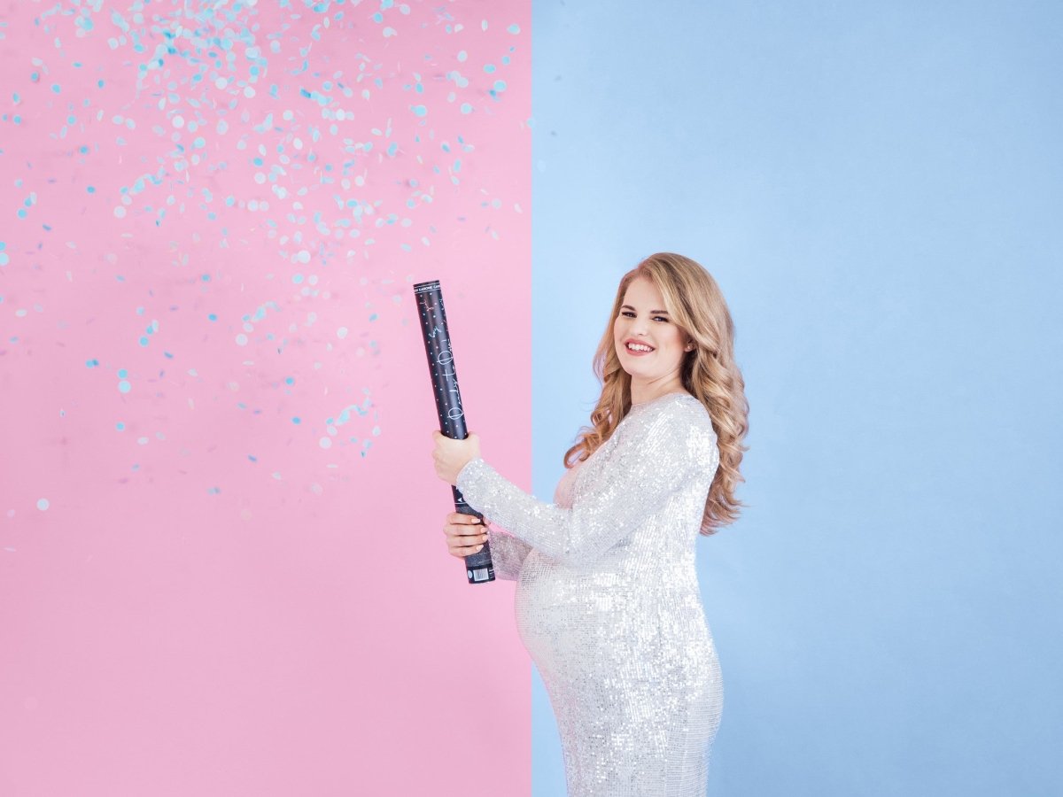 Confetti Kanon Gender Reveal Jongen 60cm