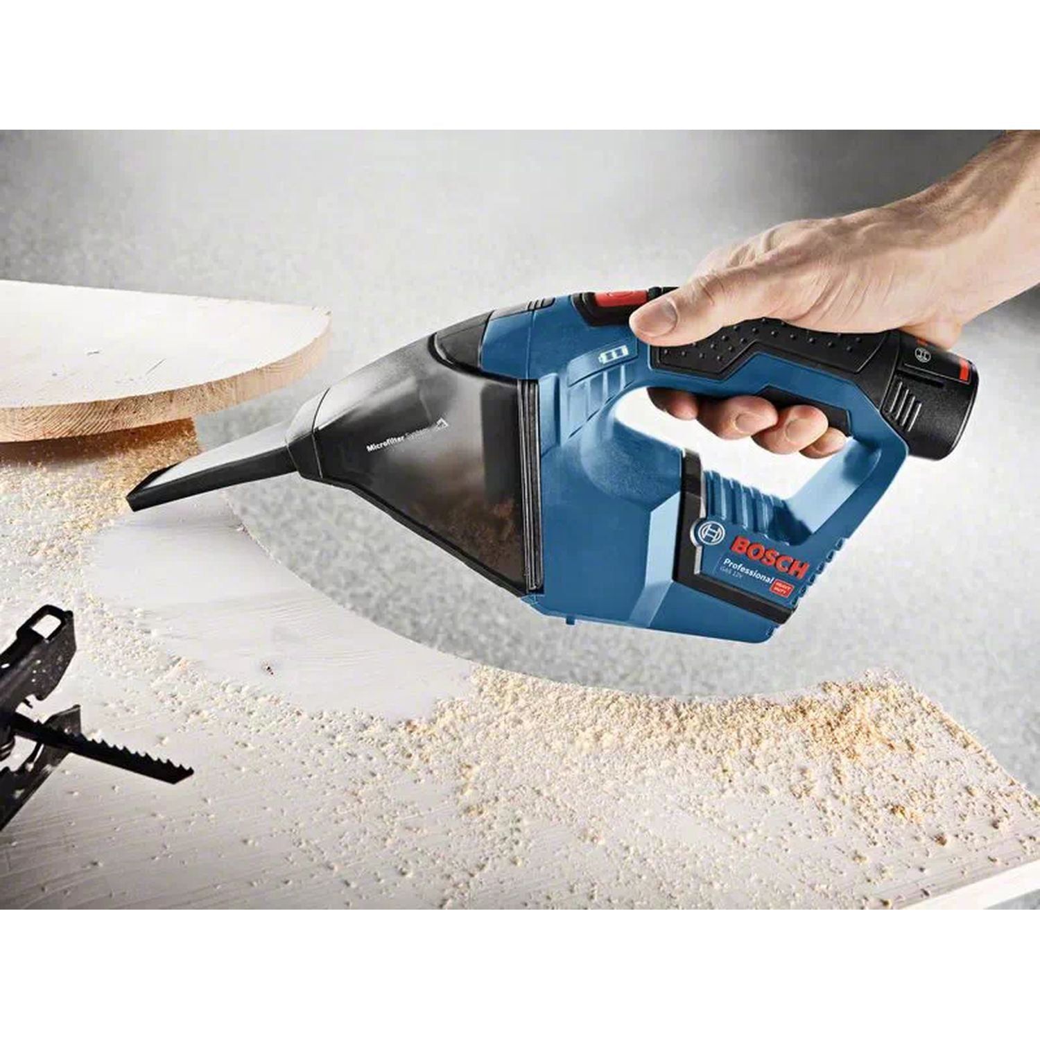Bosch Professional GAS 12V Accu stofzuiger 12V 3,0Ah Li-Ion In L-Boxx - 06019E3003