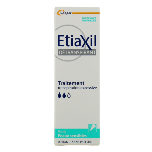 Etiaxil Détranspirant Pieds : transpiration, hyperhidrose plantaire